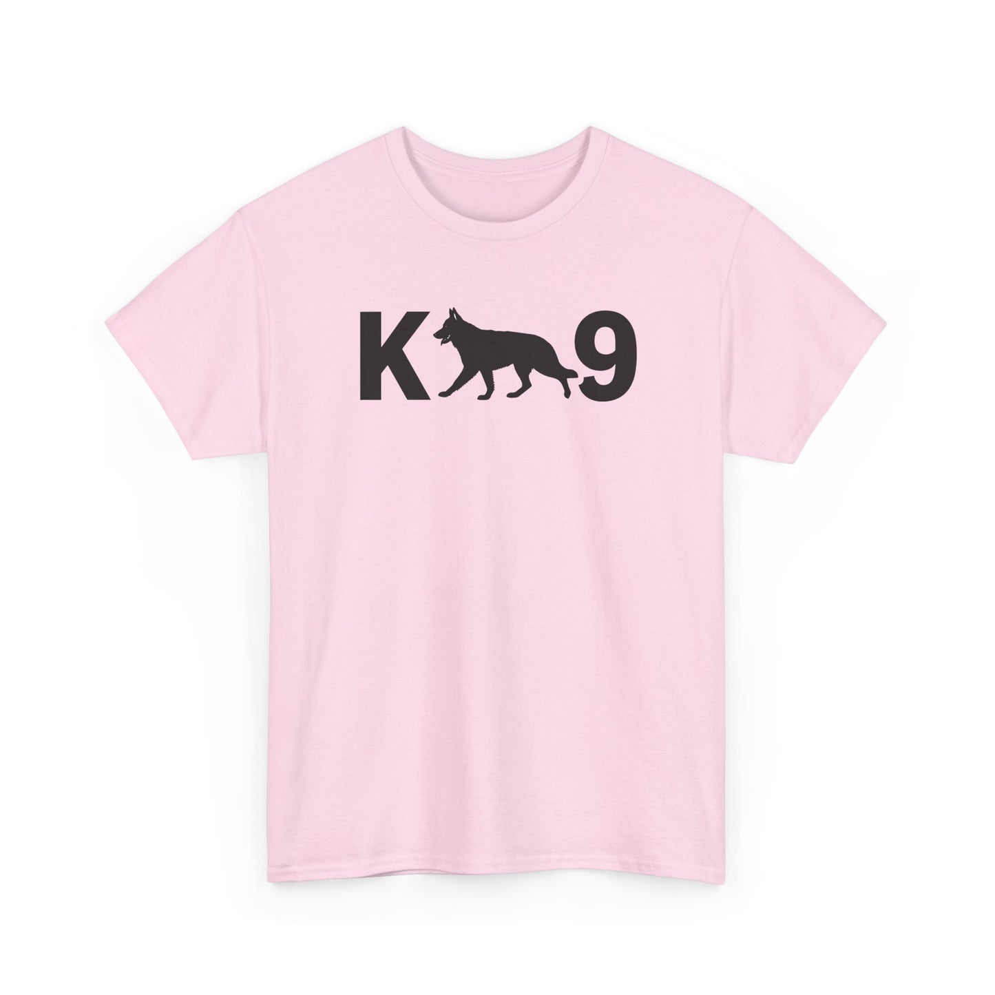 Black German Shepherd K9 Unisex Heavy Cotton Tee - Perfect for Dog Lovers, Pet Owners