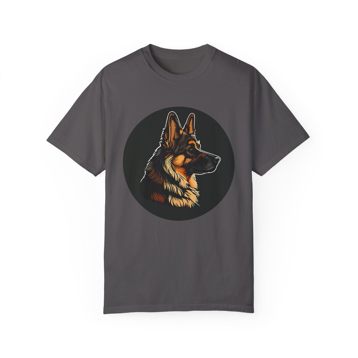 Unisex T-Shirt With Close Up Graphic of German Shepherd | Casual Pet Apparel