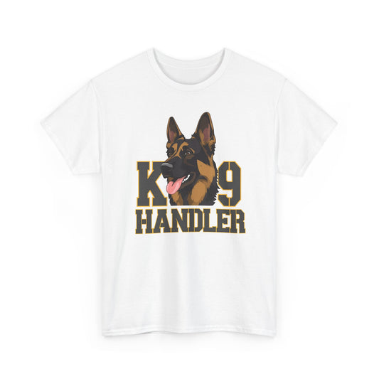 German Shepherd K9 Handler Tee, Perfect for Dog Lovers, Gift for Pet Owners, Unisex Cotton T-Shirt