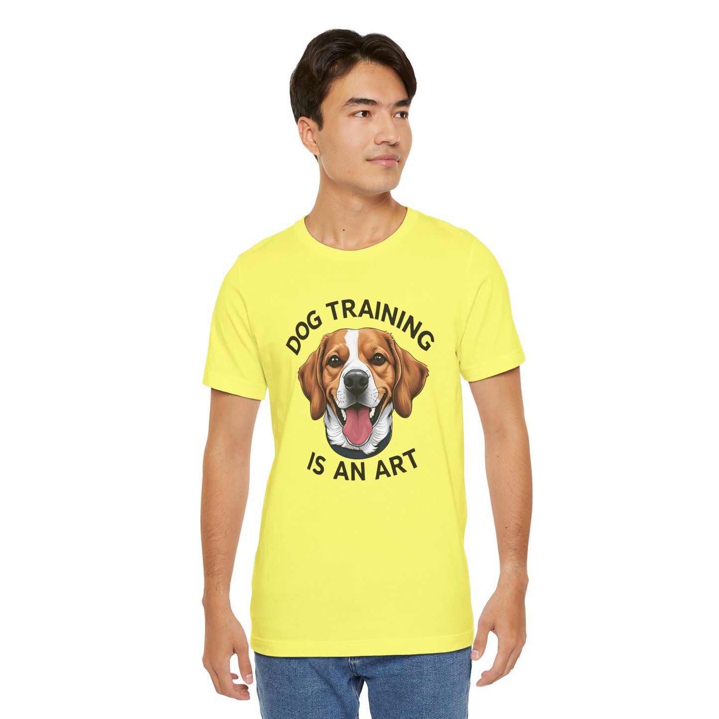 Dog Training is An Art Tee - Unisex Jersey Short Sleeve, Gift for Dog Lovers, Training T-Shirt, Dog Owner Apparel, Cute Canine Shirt