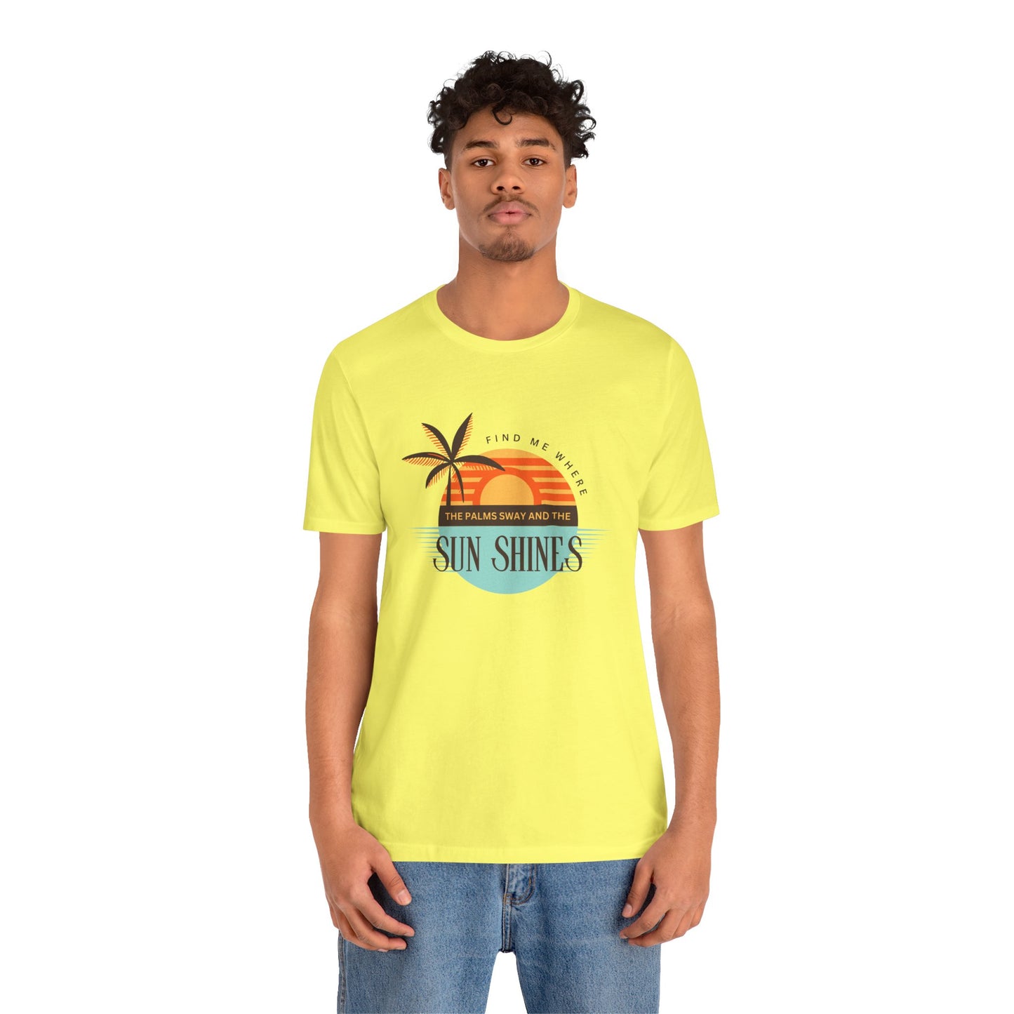 Tropical Vibes Tee - Relaxing Beach Sunset Design for Travelers and Summer Lovers, Perfect Gift for Vacations, Beach Days, and Casual Style