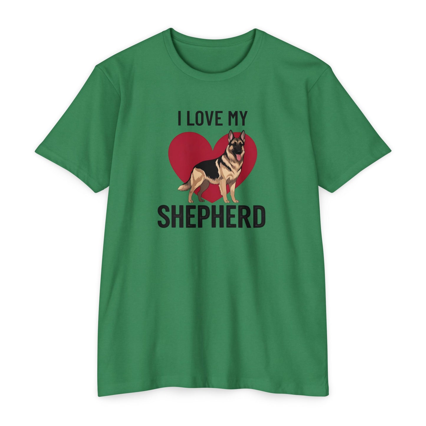 I Love My German Shepherd T-Shirt, Dog Lover Shirt, Pet Owner Tee, Animal Lover Gift, Birthday Gift for Dog Owners, Casual Wear