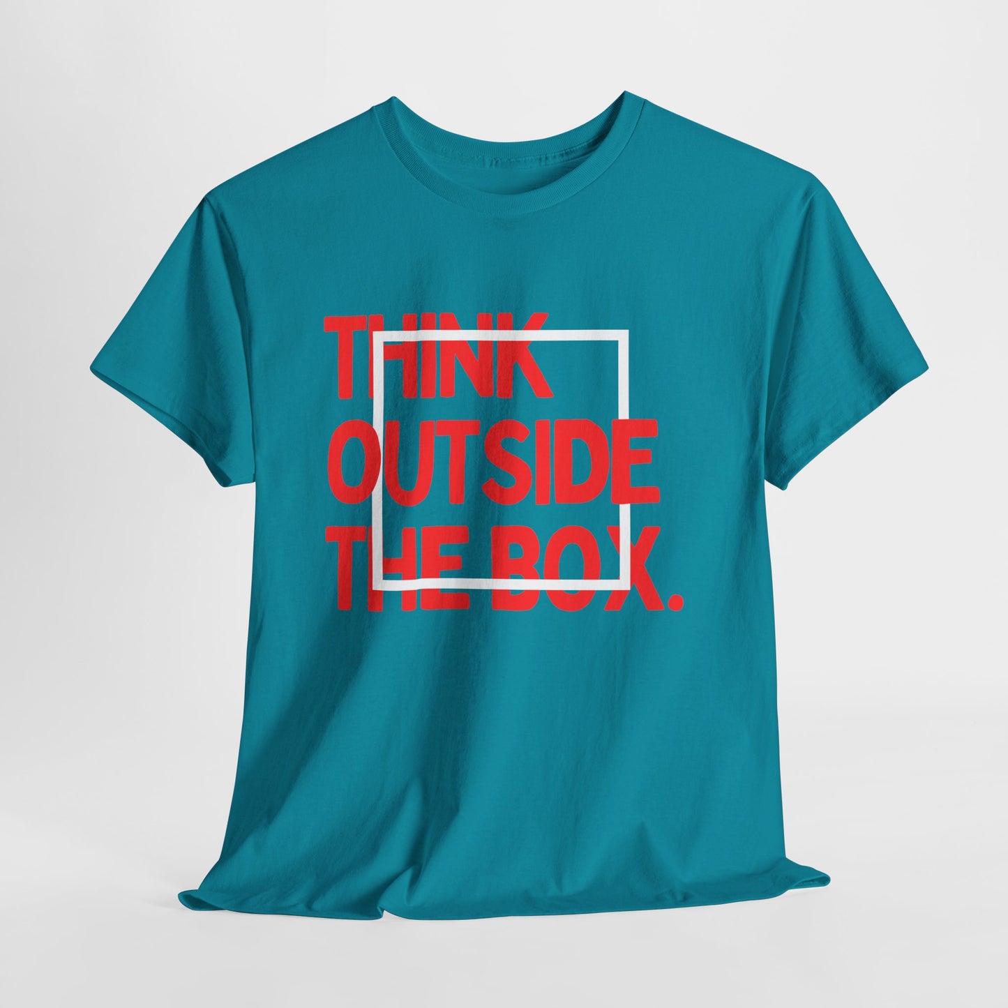 Creative Thinking Unisex Cotton Tee - Thin Out of Box, Inspirational Shirt, Motivational Gifts, Trendy Top for All Occasions, Perfect for Dreamers