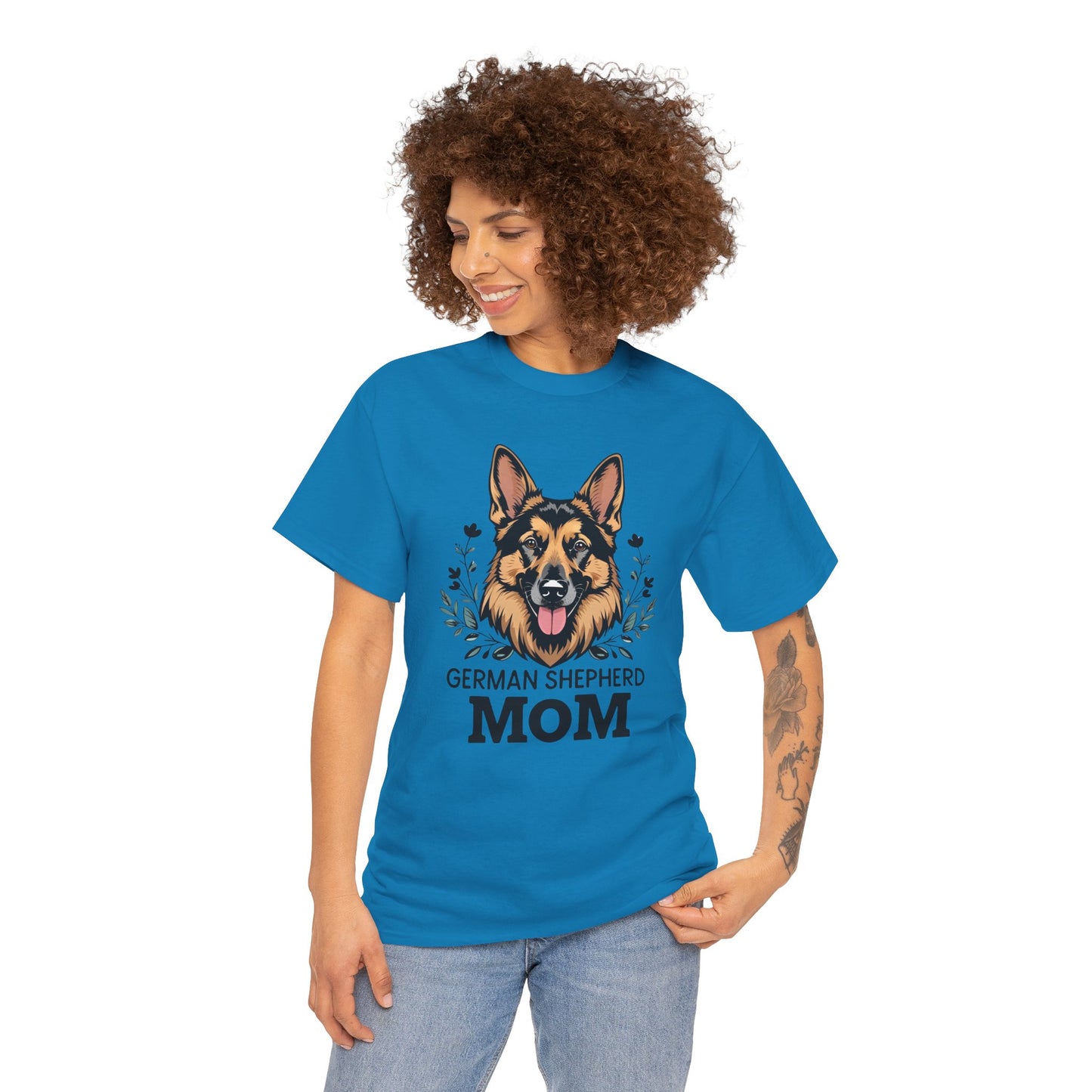 German Shepherd Mom Tee - Perfect Gift for Dog Lovers, Animal Lovers, Pet Parenthood, Birthday, Mother's Day