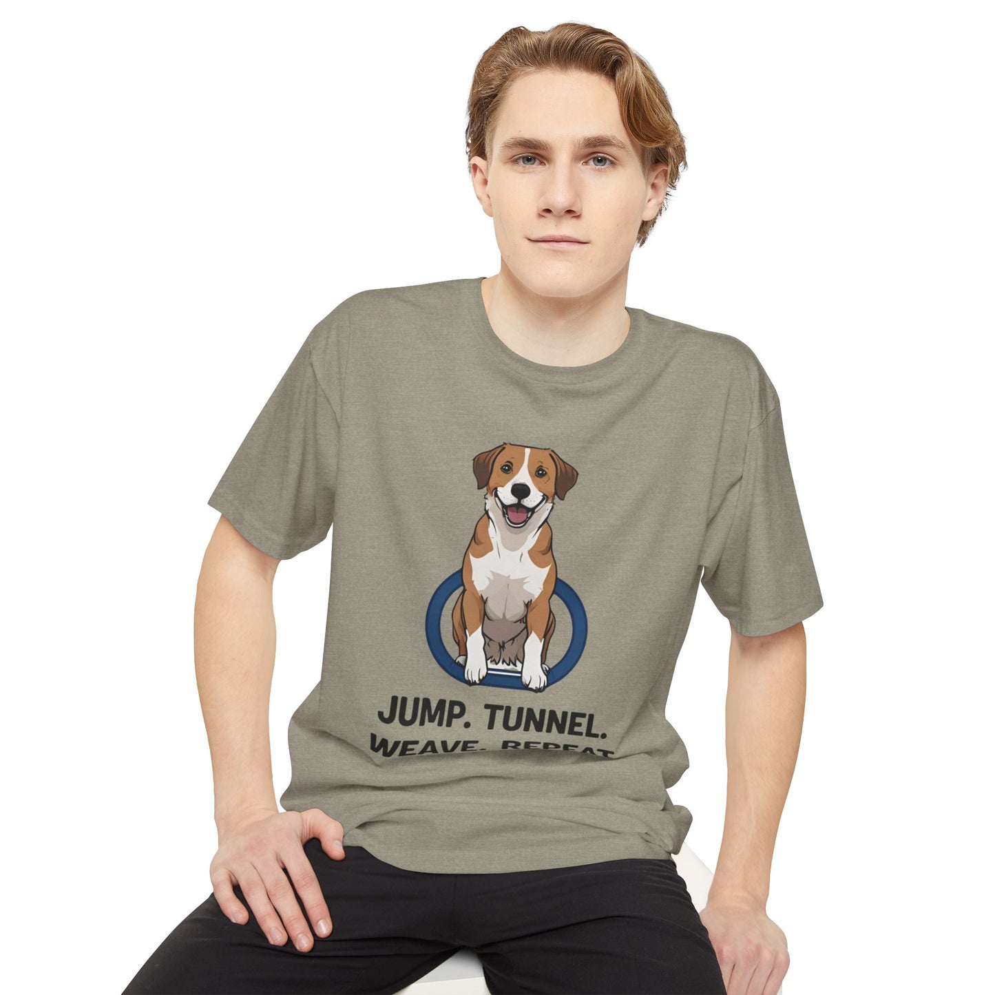 Dog Agility Unisex Long Body Urban Tee, Pet Lover Gift, Dog Training Shirt, Funny Dog Tee, Gift for Dog Owners