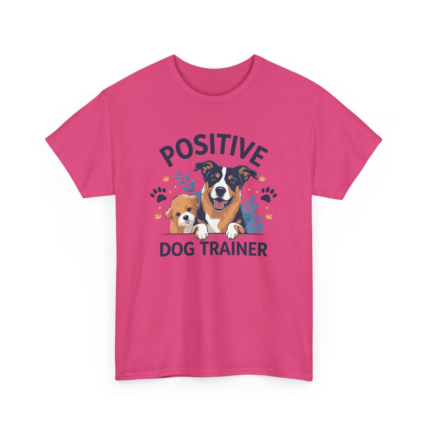 Positive Dog Trainer Tee, Dog Lover Gift, Unisex Cotton T-Shirt, Pet Training Apparel, Animal Care, Casual Dog Shirt