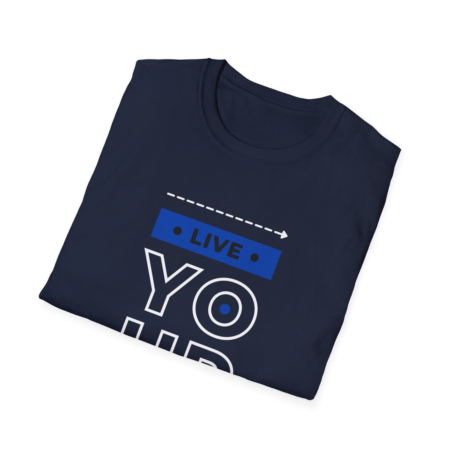Live Your Dreams Unisex Softstyle T-Shirt, Inspirational Tee, Motivational Gift, Casual Wear, Daily Reminder, Empowerment Top