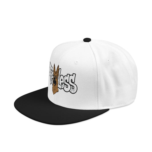 German Shepherd Embroidered Snapback Hat - Fearless