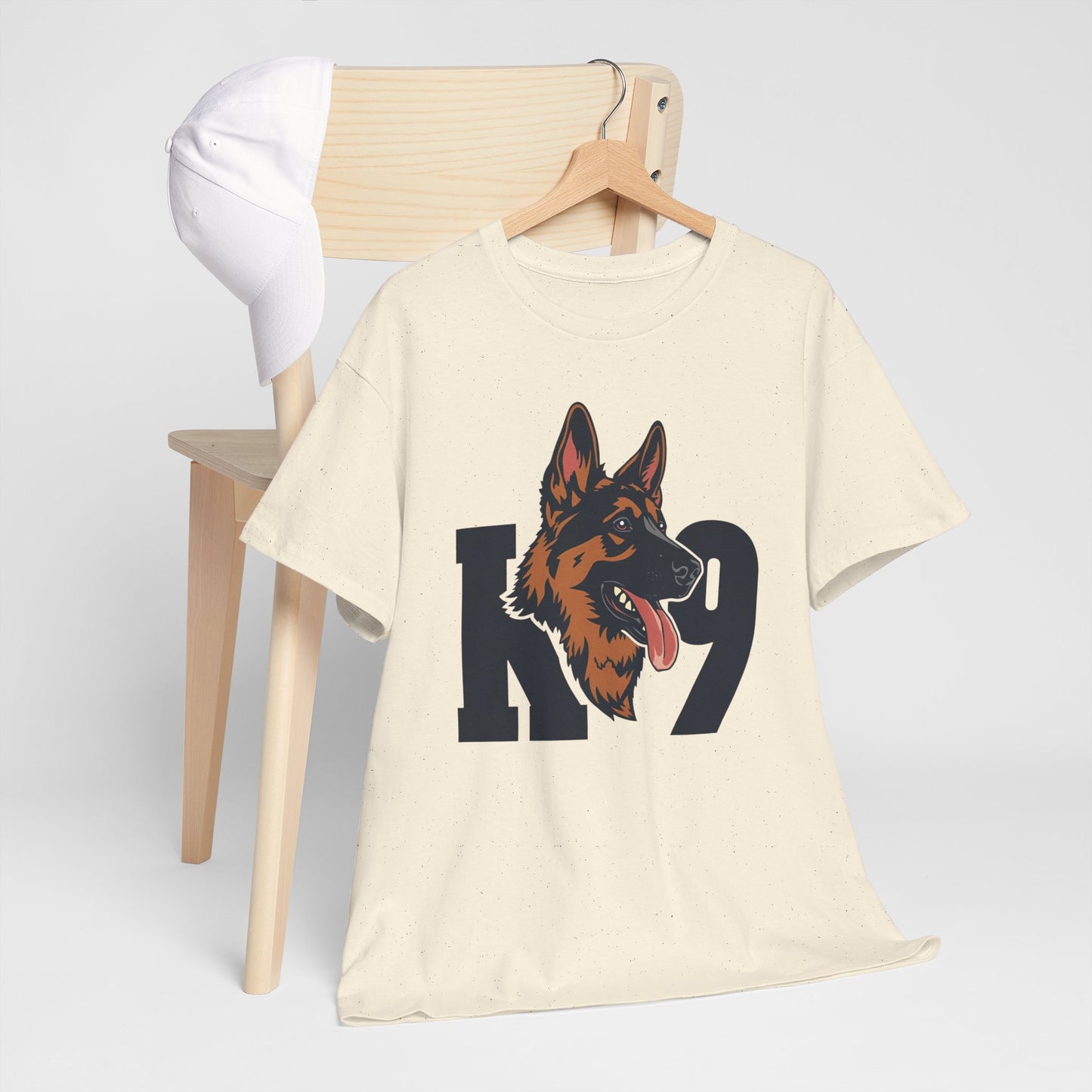 German Shepherd K9 Lover Unisex Heavy Cotton Tee | Dog Owner Gift, Dog Lover Apparel