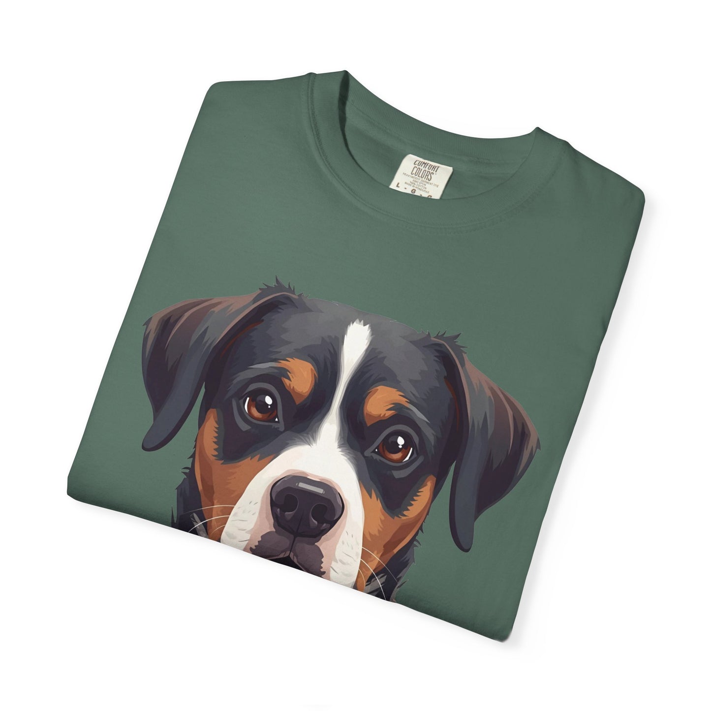 Unisex Tricolor Dog's 3D Design T-Shirt, Gift for Dog Owners, Animal Lover Apparel