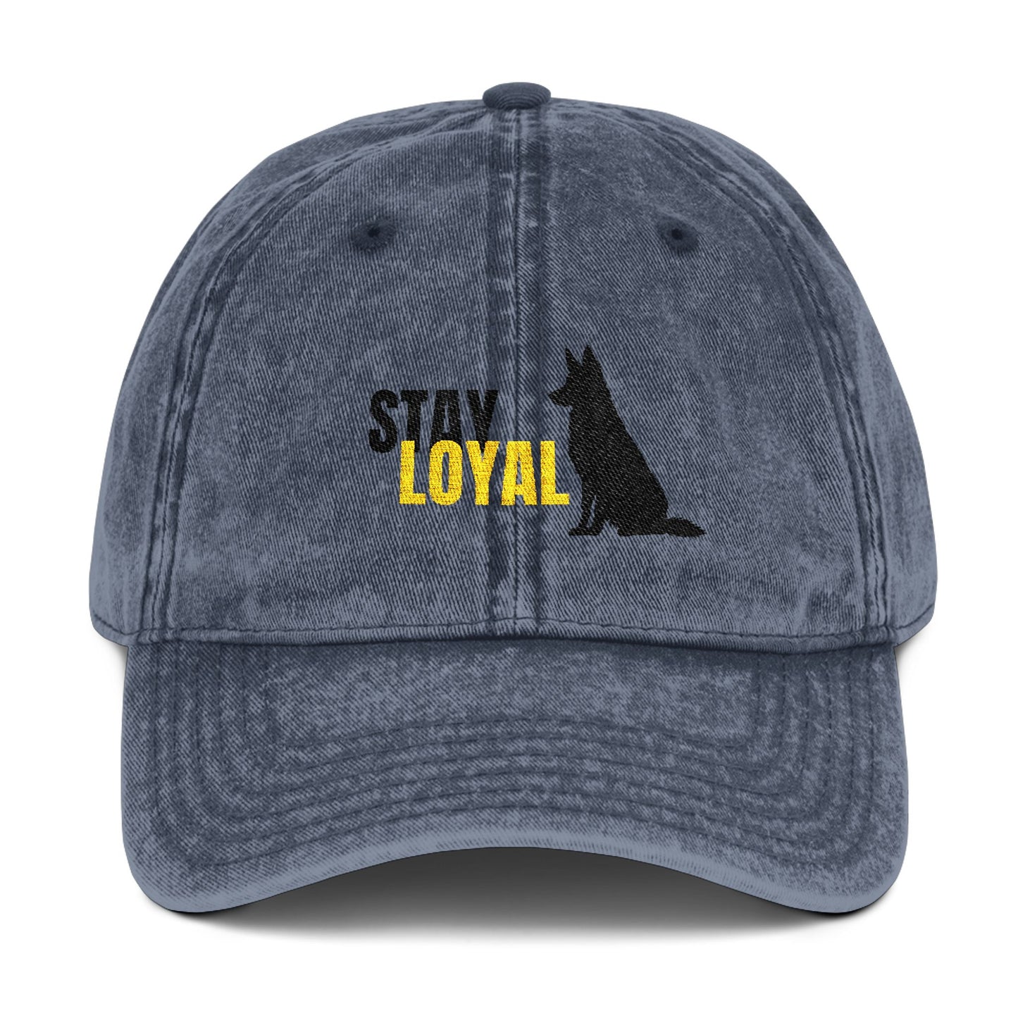 German Shepherd Vintage Embroidered Cap - Stay Loyal