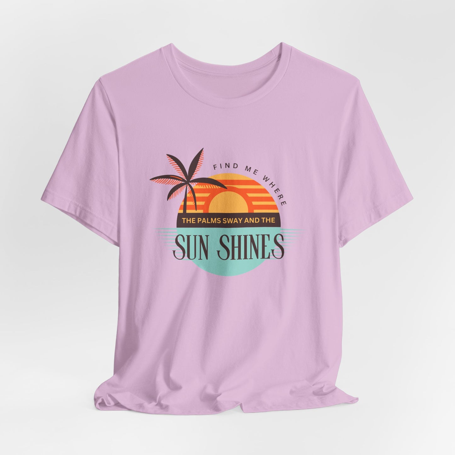 Tropical Vibes Tee - Relaxing Beach Sunset Design for Travelers and Summer Lovers, Perfect Gift for Vacations, Beach Days, and Casual Style