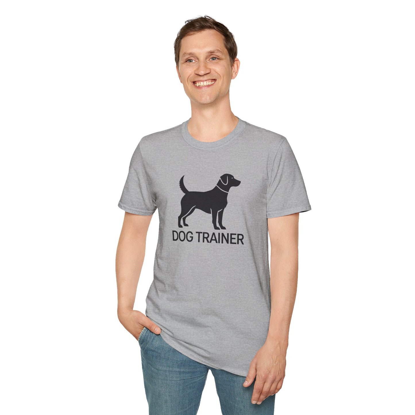 Dog Trainer Unisex Softstyle T-Shirt | Casual Pet Lover Tee, Gifts for Dog Trainers, Dog Lover Apparel