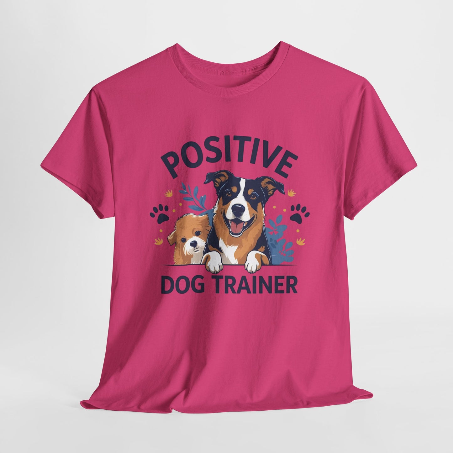 Positive Dog Trainer Tee, Dog Lover Gift, Unisex Cotton T-Shirt, Pet Training Apparel, Animal Care, Casual Dog Shirt