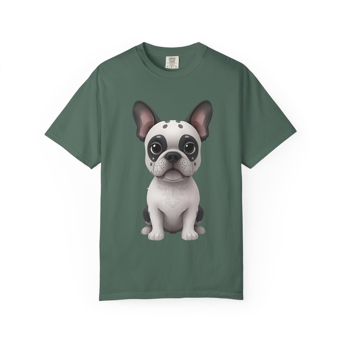 Cute 3D Design French Bulldog Unisex T-shirt, Animal Lover Gift