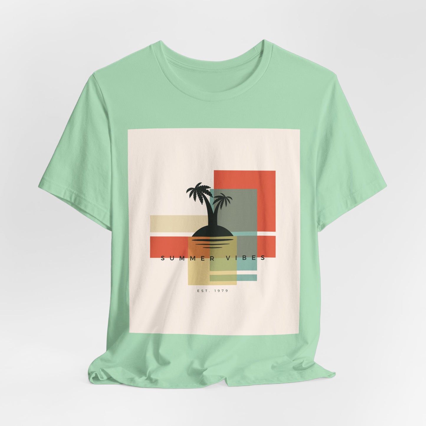 Tropical Sunset Tee, Summer Vibes Shirt, Vacation Outfit, Unisex Graphic Tee, Gift for Beach Lovers, Casual Wear