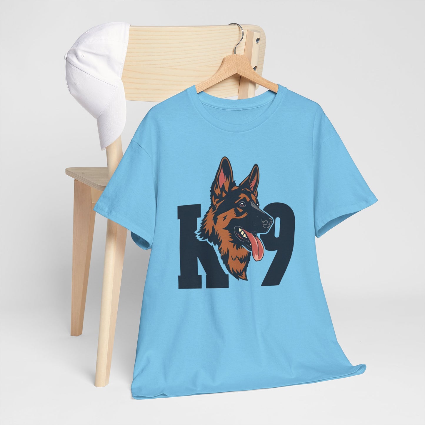 German Shepherd K9 Lover Unisex Heavy Cotton Tee | Dog Owner Gift, Dog Lover Apparel