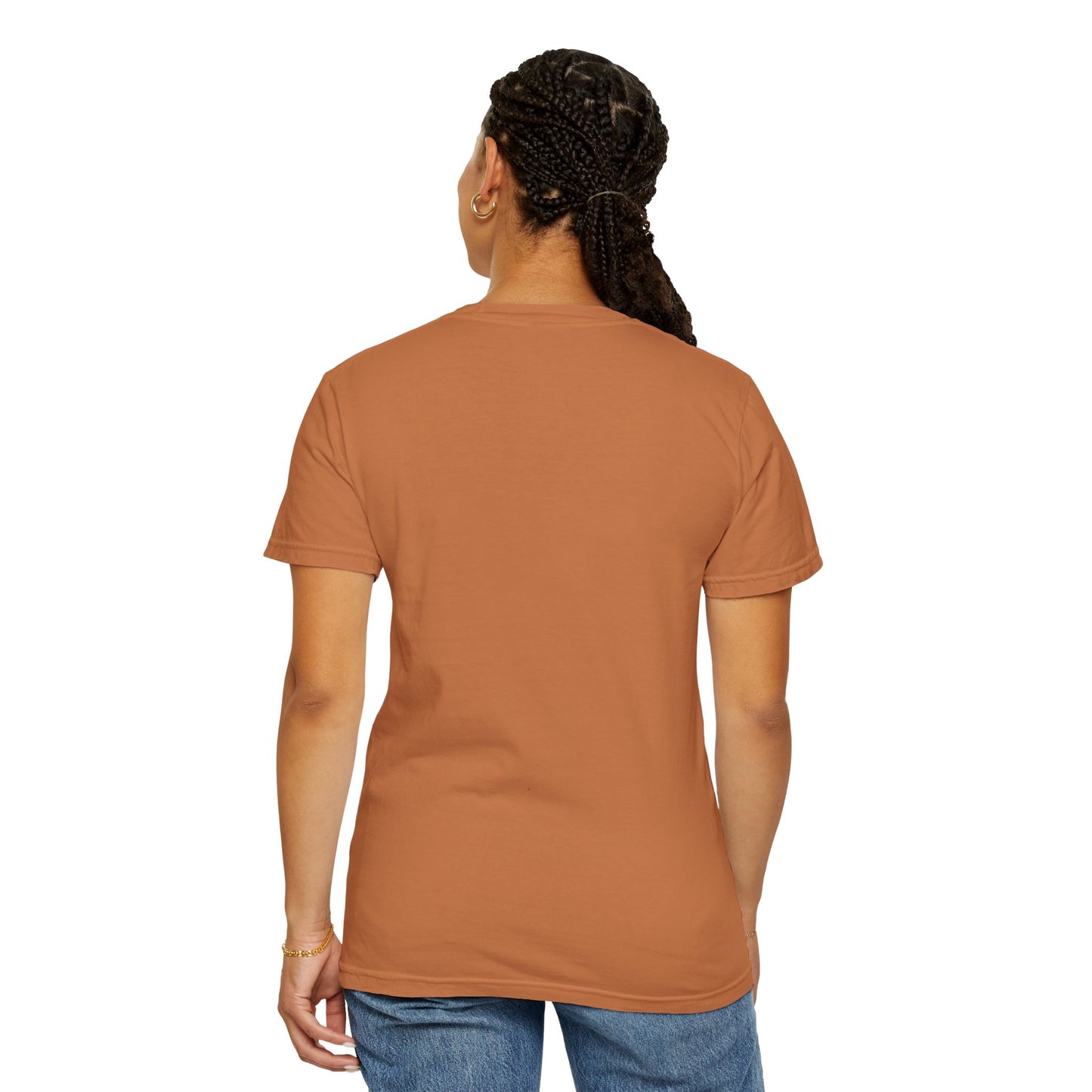 Unisex Dog Lover T-Shirt With Dog's Paw Print Inside a Bone and Caption Selfless Beings