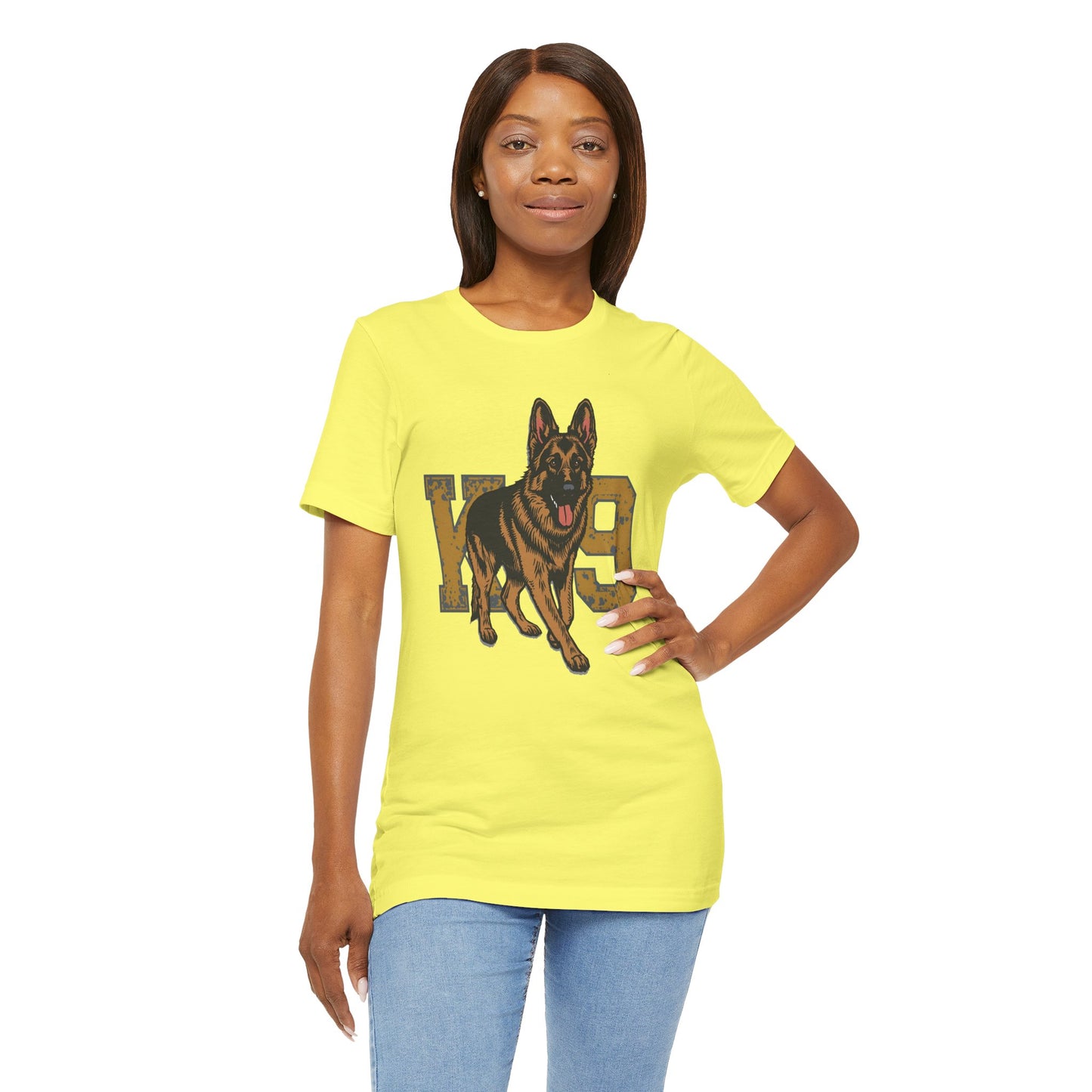K9 Dog Lover German Shepherd Tee, Pet Owner Gift, Unisex Jersey Shirt