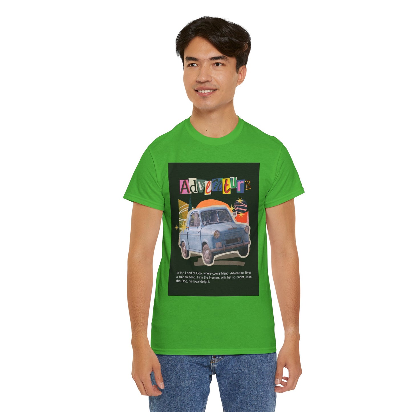 Adventure-Themed Unisex Cotton Tee, Retro Car Graphic Tee, Travel T-Shirt, Gift for Adventurers, Vintage Exploration Top