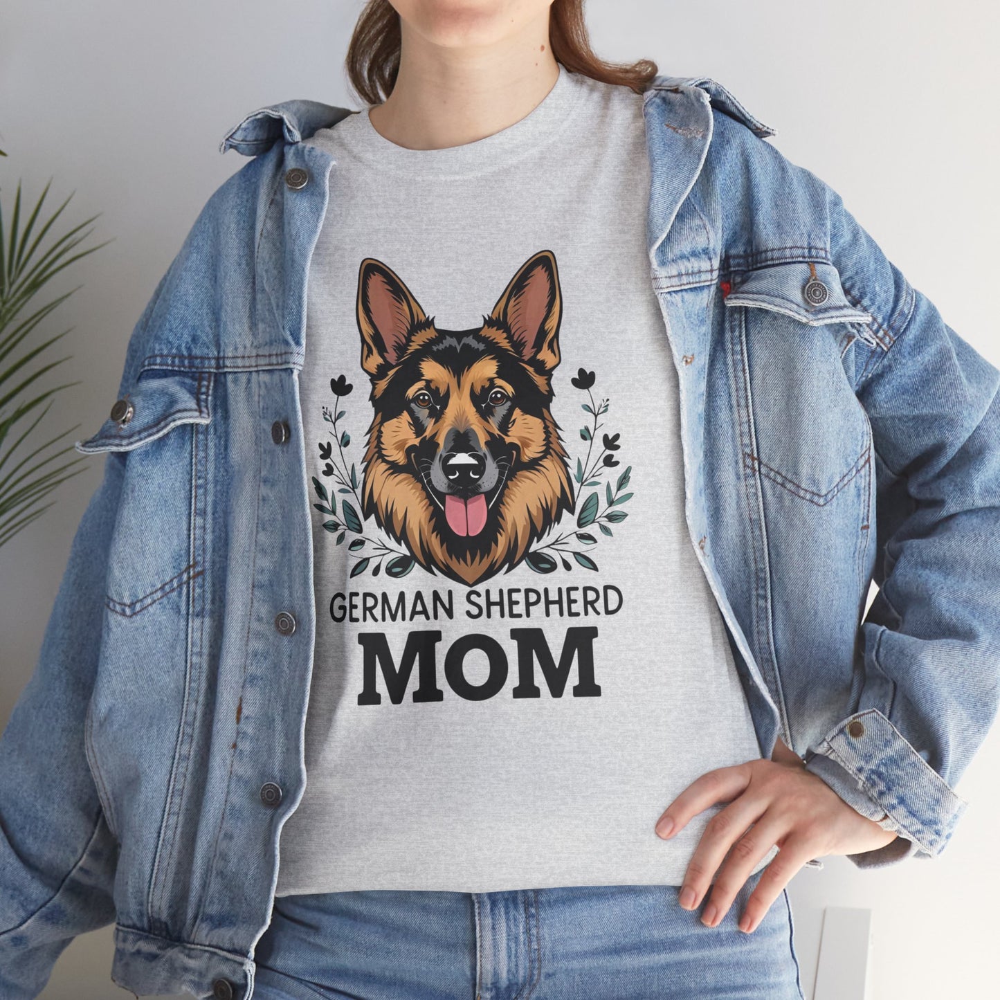 German Shepherd Mom Tee - Perfect Gift for Dog Lovers, Animal Lovers, Pet Parenthood, Birthday, Mother's Day