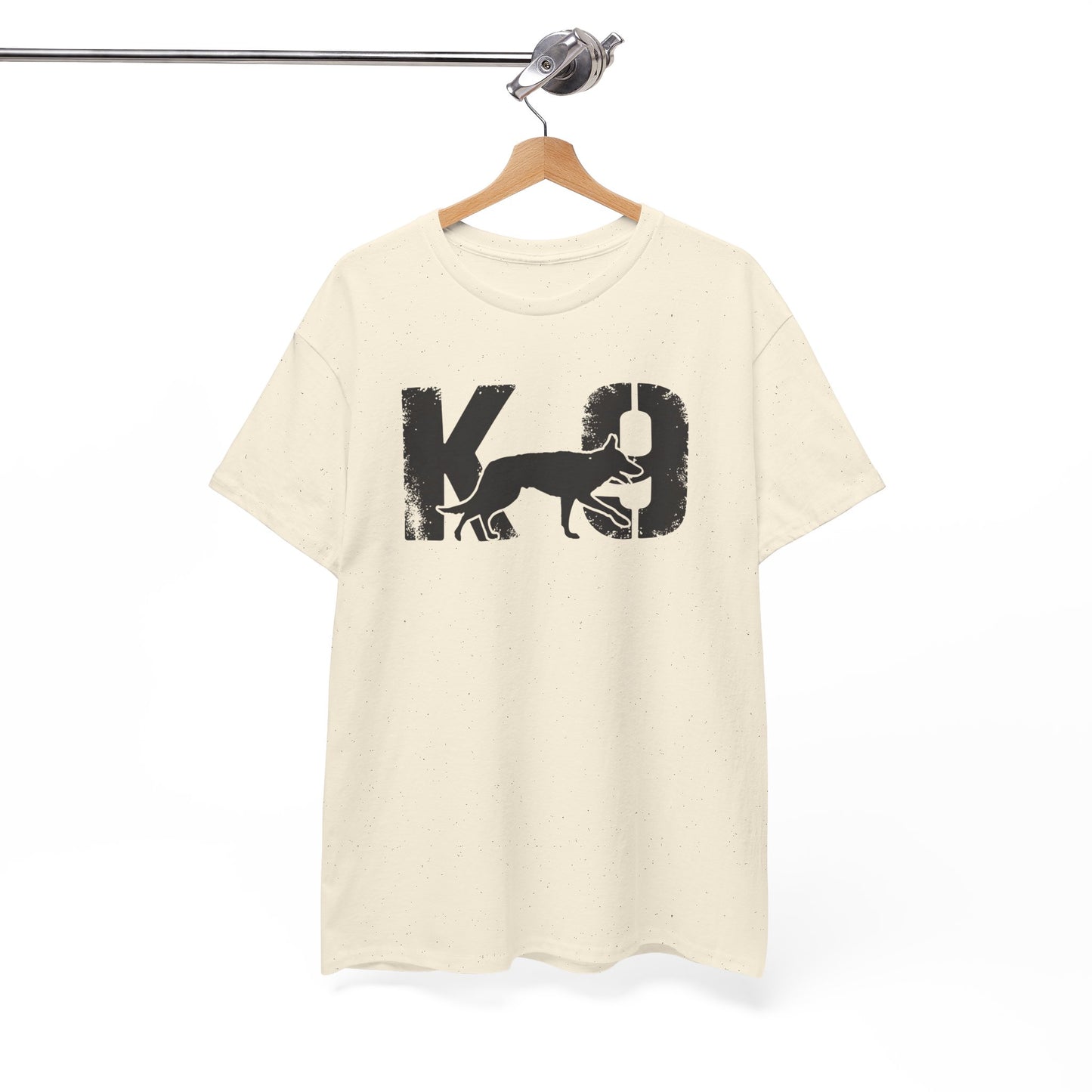 K-9 Dog Lover's Unisex Heavy Cotton Tee | T-Shirt for K-9 Handler | Dog Between K and 9 Design