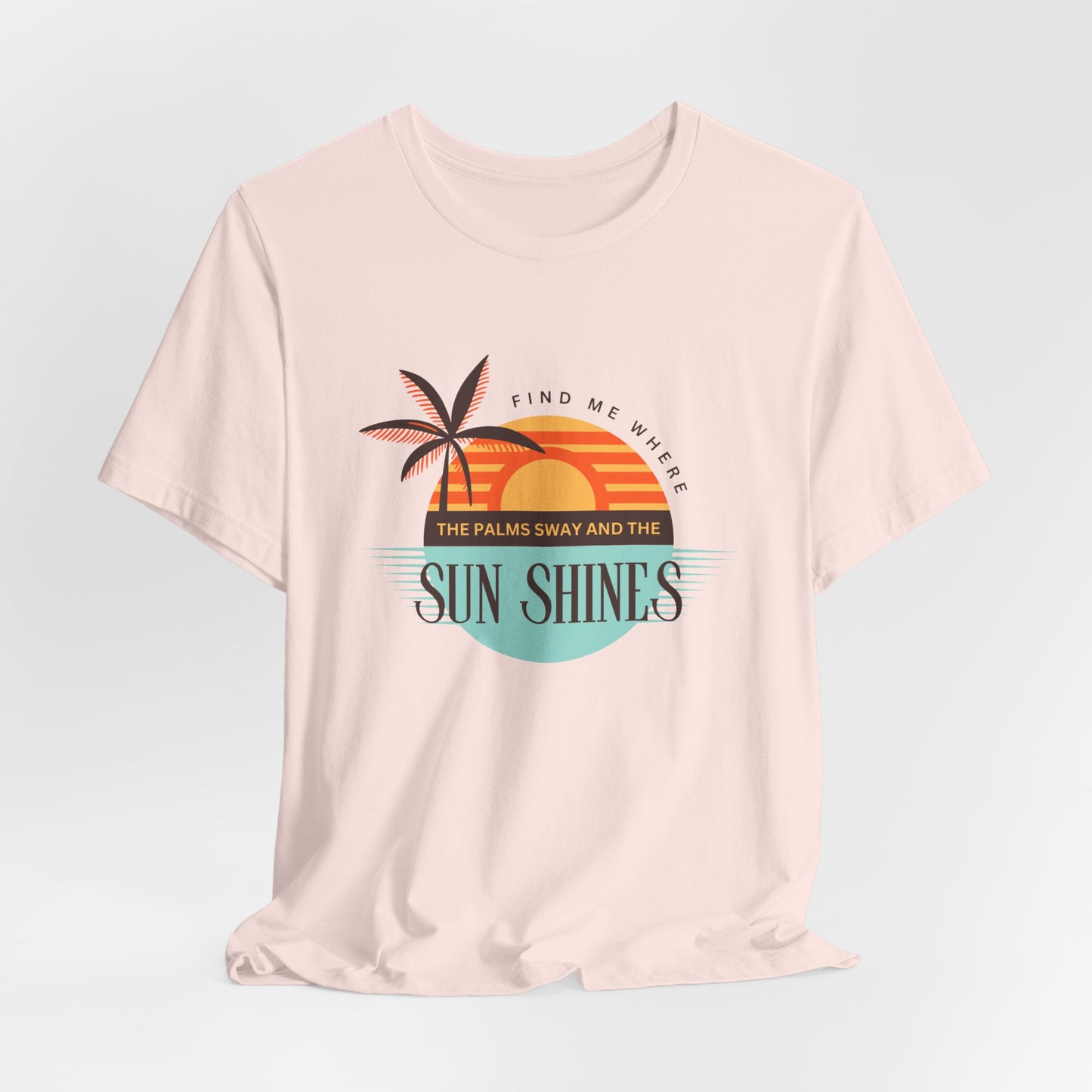 Tropical Vibes Tee - Relaxing Beach Sunset Design for Travelers and Summer Lovers, Perfect Gift for Vacations, Beach Days, and Casual Style