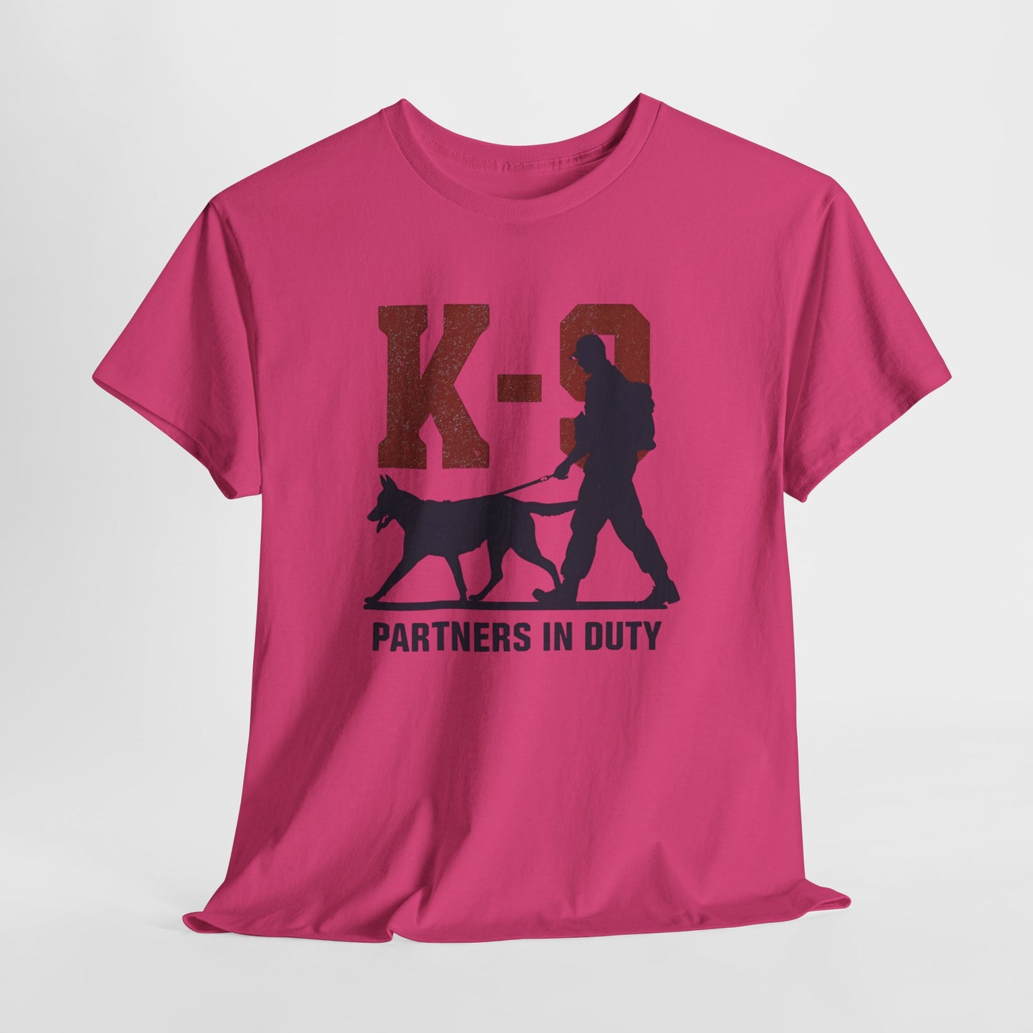 K-9 Partners in Duty Tee, Dog Handler T-Shirt, Dog Lover Tee, Police Dog Apparel, Dog Owner T-Shirt
