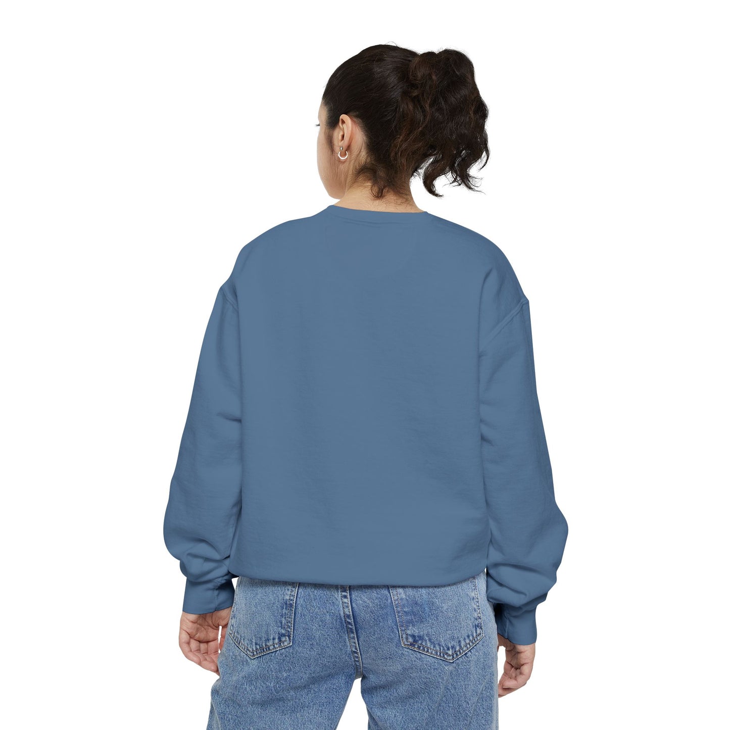 Unisex Dog Lover Sweatshirt With a Close Up Graphic of Serious German Shepherd