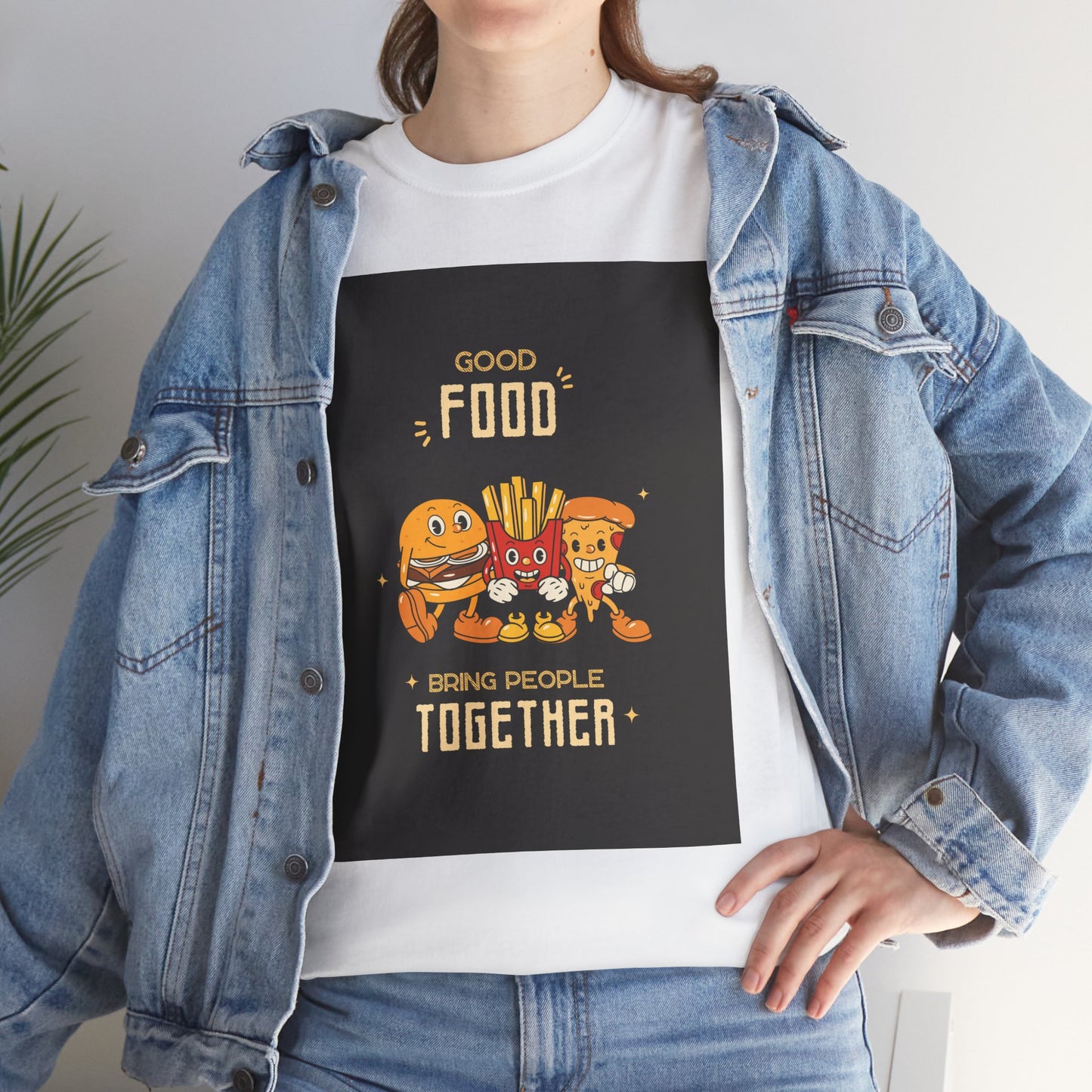 Good Food Unisex Tee | Fun Foodie Shirt, Gift for Food Lovers, Casual Wear, Kitchen Humor, BBQ Party