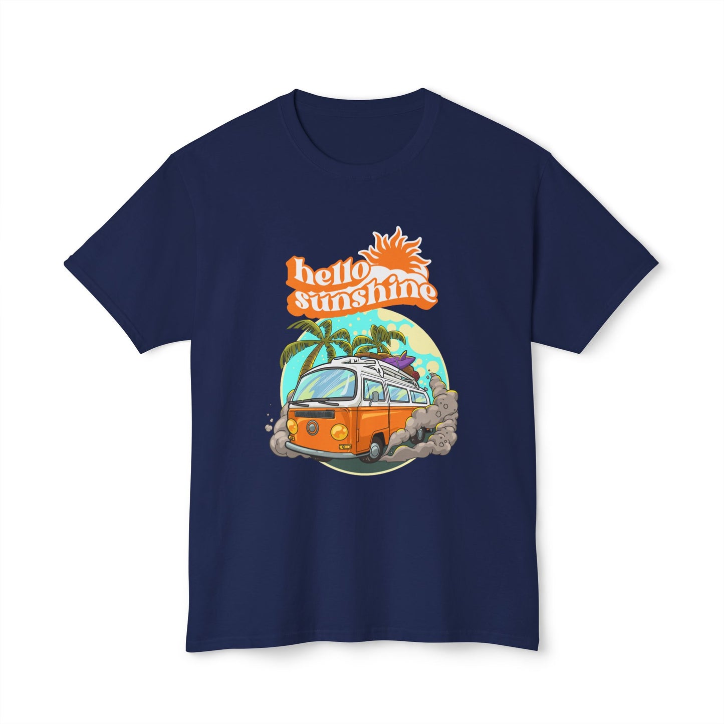 Hello Sunshine Beach Vibe T-Shirt, Summer Tee, Vacation Shirt, Gift for Travelers, Cool Graphic Tee