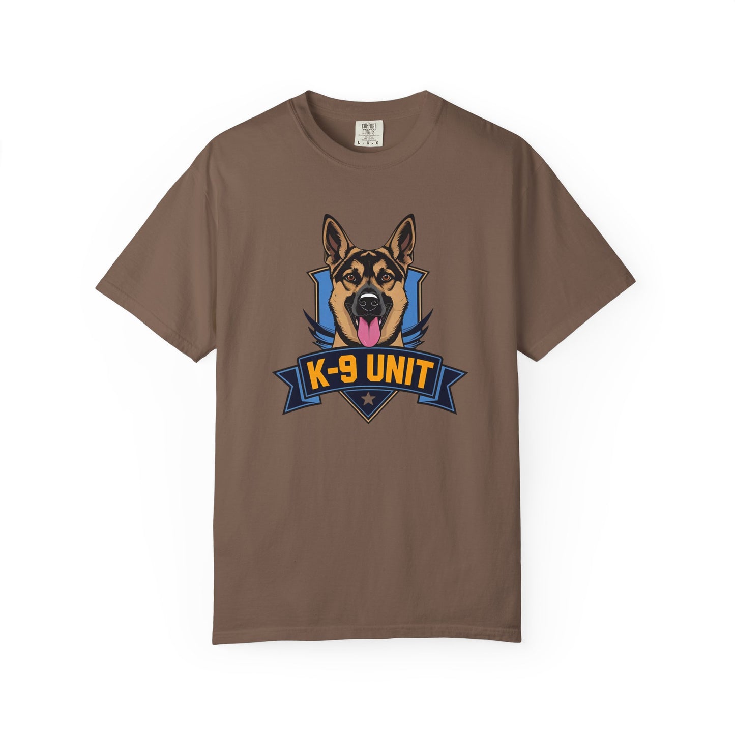 K-9 Unit Unisex Garment-Dyed T-shirt for Dog Lovers, Pet Owner Gift, Casual Wear