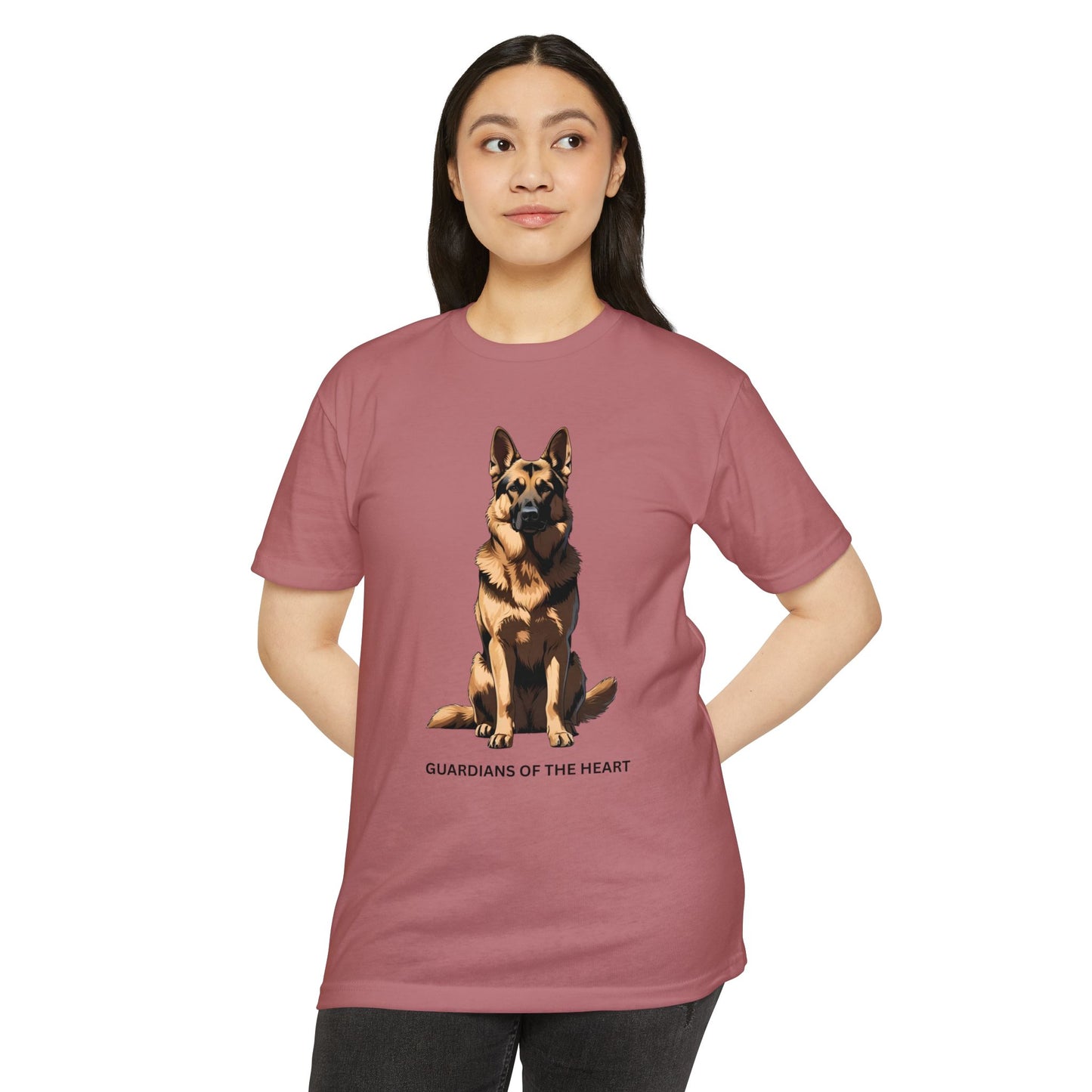 Guardians of the Heart German Shepherd T-Shirt, Unisex Dog Lover Tee, Gift for Pet Lovers, Casual Everyday Wear