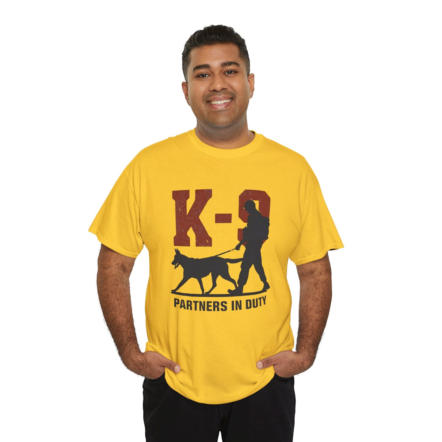 K-9 Partners in Duty Tee, Dog Handler T-Shirt, Dog Lover Tee, Police Dog Apparel, Dog Owner T-Shirt