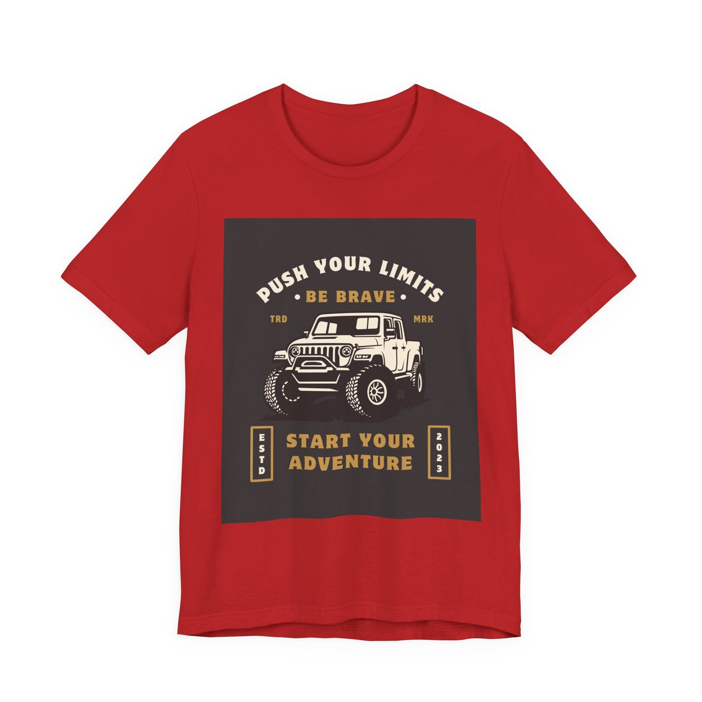 Push Your Limits Adventure-Inspiring Unisex Jersey Tee, Outdoor Shirt, Motivational T-Shirt, Gift for Adventurers, Hiking Apparel, Travel Tee