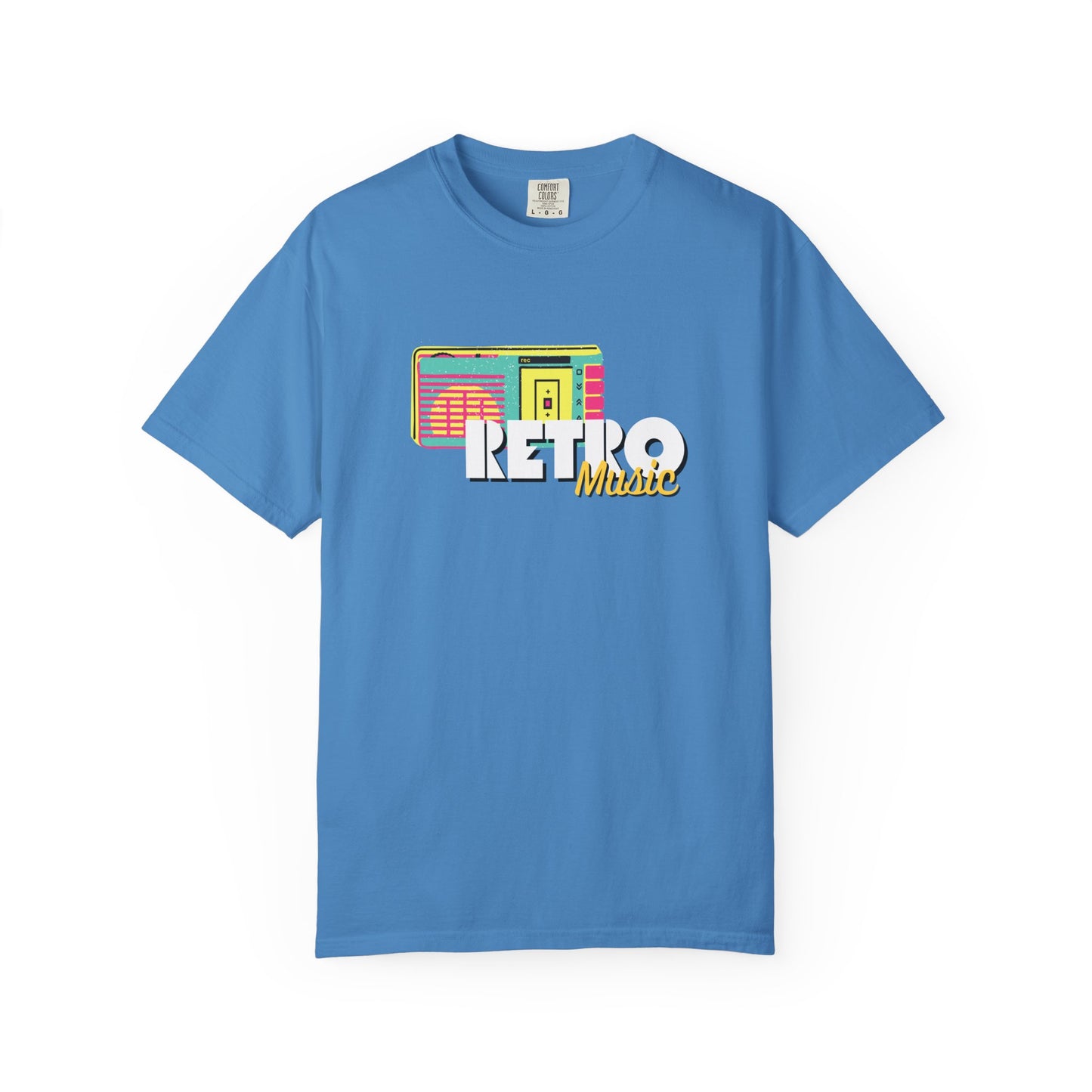 Retro Music T-Shirt, Vintage Style Tee, Unisex Garment-Dyed Shirt, Perfect for Music Lovers, Great for Festivals and Gifts