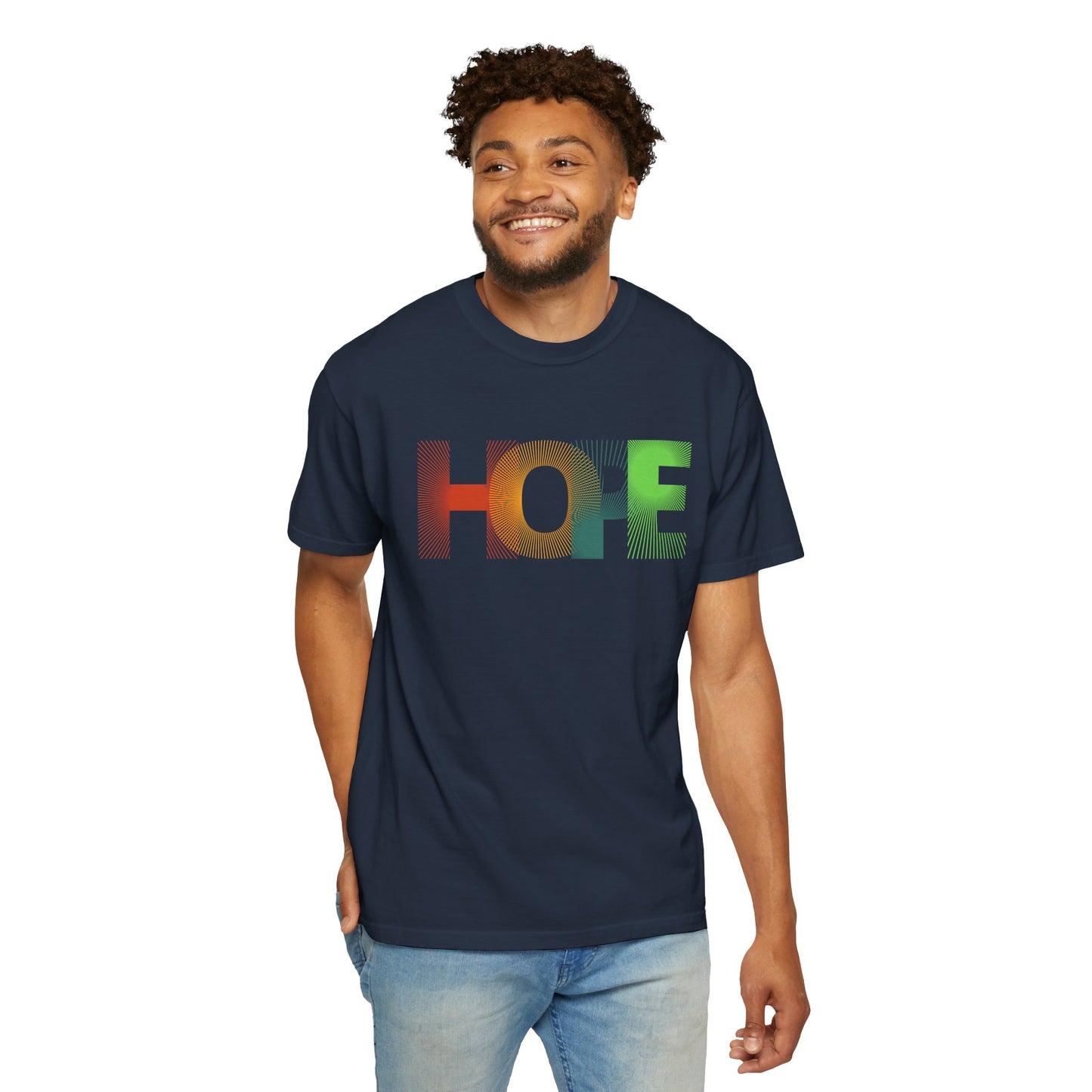 Hope Graphic Unisex T-Shirt - Colorful Inspirational Tee, Gift for Hope Enthusiasts, Casual Wear, Positive Vibes, Eco-Friendly Apparel