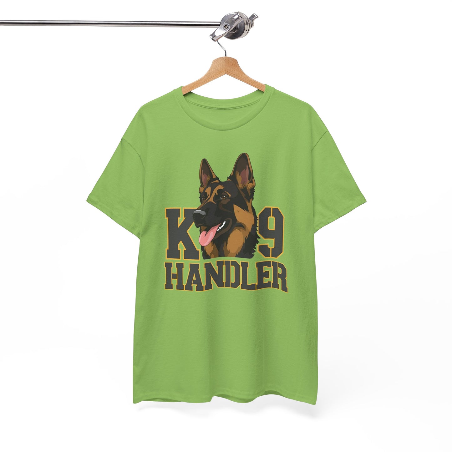 German Shepherd K9 Handler Tee, Perfect for Dog Lovers, Gift for Pet Owners, Unisex Cotton T-Shirt