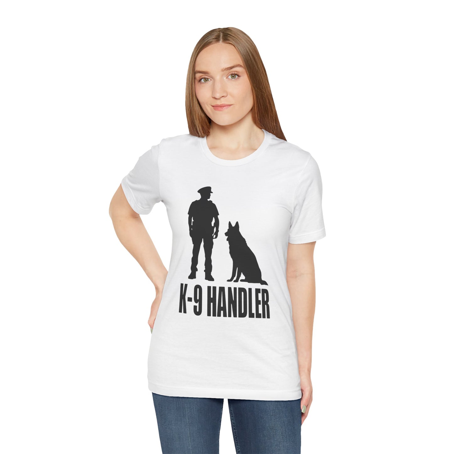 K9 Handler Unisex Tee, Dog Lover Gift, Pet Handler Shirt, Animal Advocate Apparel, Canine Enthusiast Top, Training Gear
