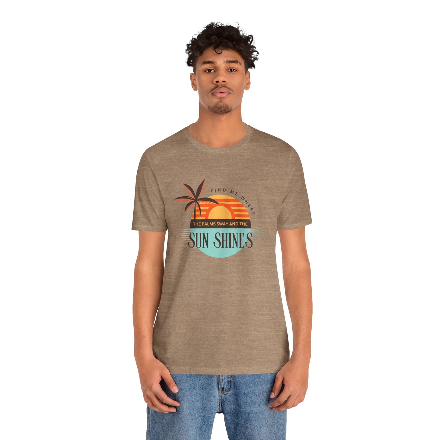 Tropical Vibes Tee - Relaxing Beach Sunset Design for Travelers and Summer Lovers, Perfect Gift for Vacations, Beach Days, and Casual Style
