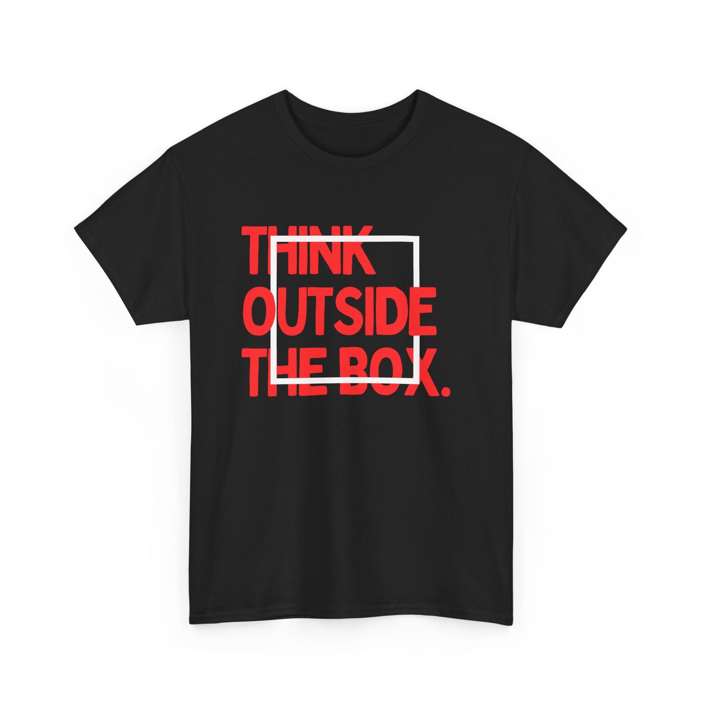 Creative Thinking Unisex Cotton Tee - Thin Out of Box, Inspirational Shirt, Motivational Gifts, Trendy Top for All Occasions, Perfect for Dreamers