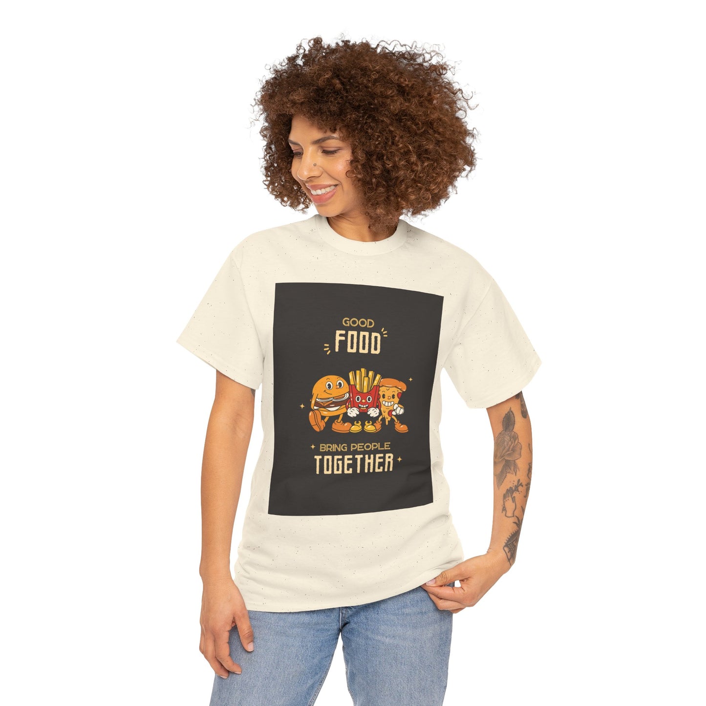 Good Food Unisex Tee | Fun Foodie Shirt, Gift for Food Lovers, Casual Wear, Kitchen Humor, BBQ Party