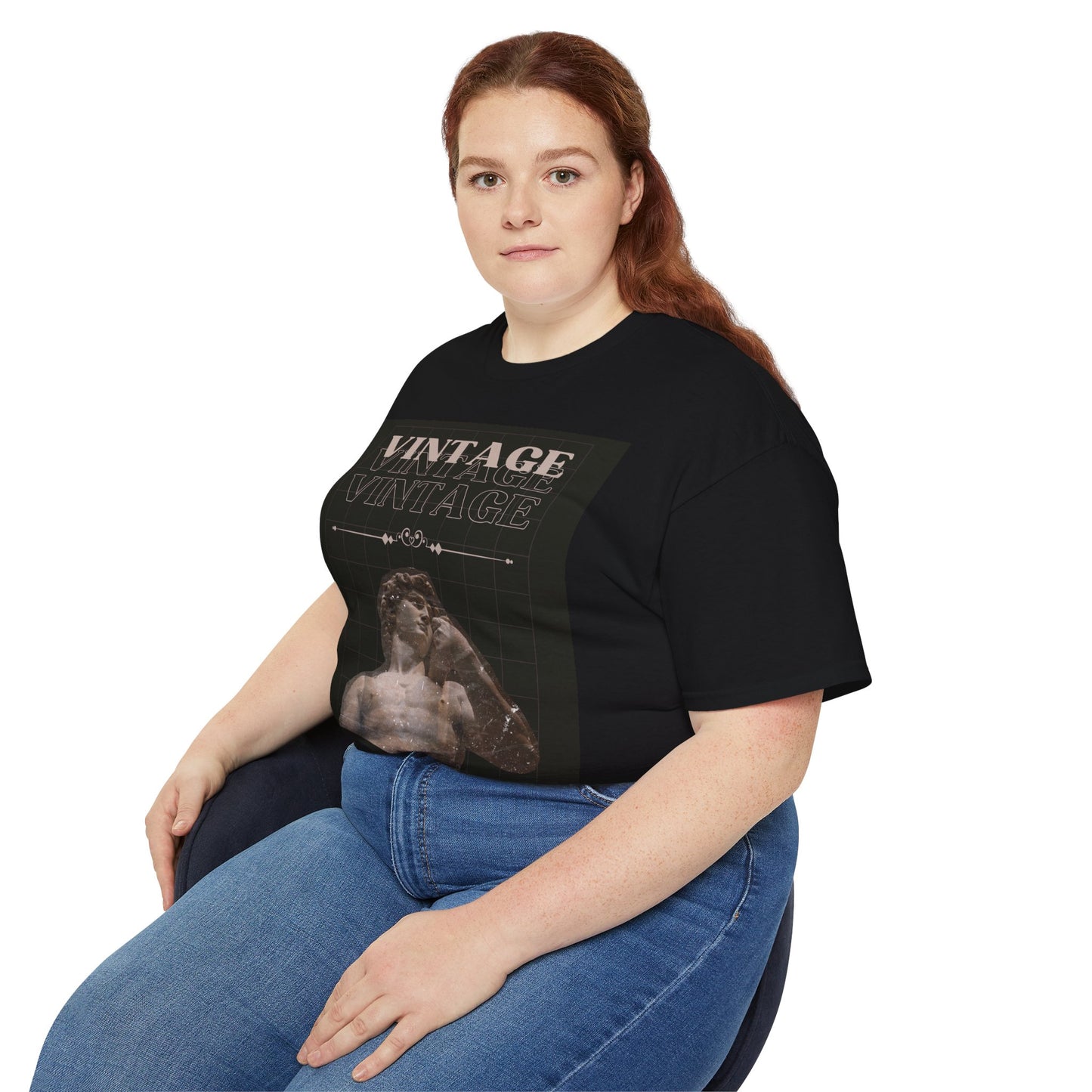 Vintage Ancient Roman Sculpture Art Unisex Tee, Retro Graphic T-Shirt, Casual Wear, Gift for Art Lovers, Unique Vintage Style Tee