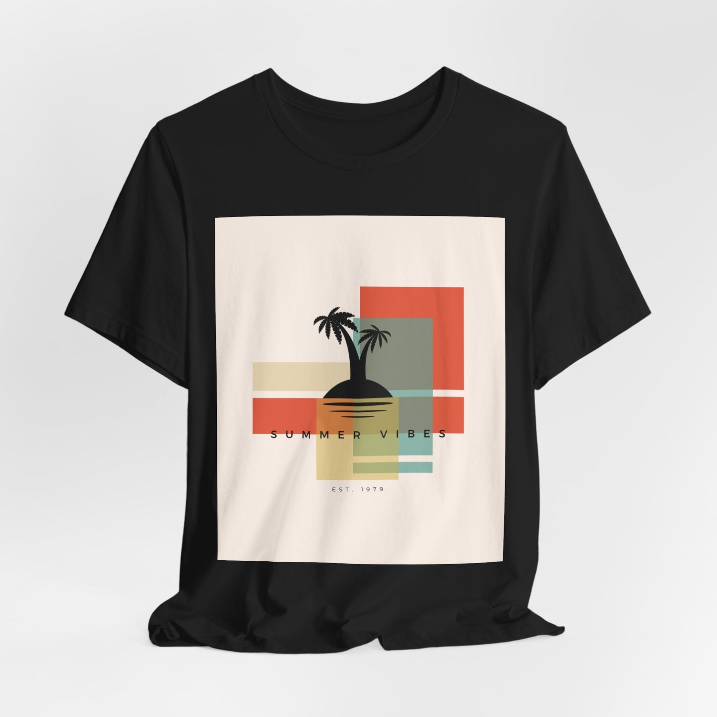 Tropical Sunset Tee, Summer Vibes Shirt, Vacation Outfit, Unisex Graphic Tee, Gift for Beach Lovers, Casual Wear