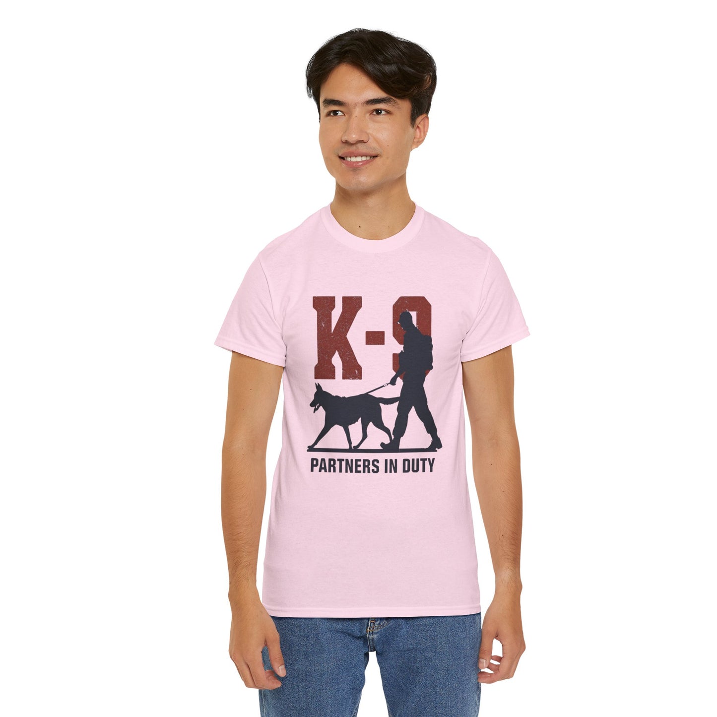 K-9 Partners in Duty Tee, Dog Handler T-Shirt, Dog Lover Tee, Police Dog Apparel, Dog Owner T-Shirt