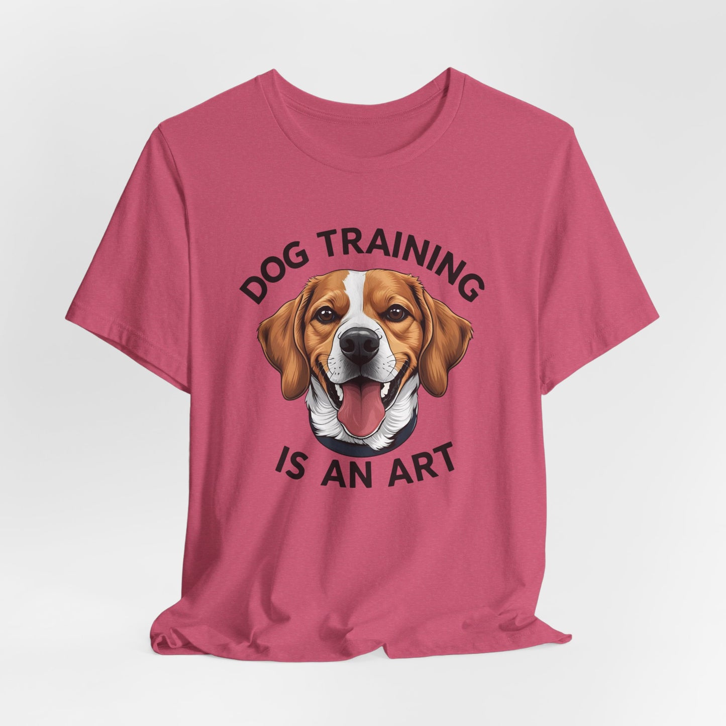 Dog Training is An Art Tee - Unisex Jersey Short Sleeve, Gift for Dog Lovers, Training T-Shirt, Dog Owner Apparel, Cute Canine Shirt