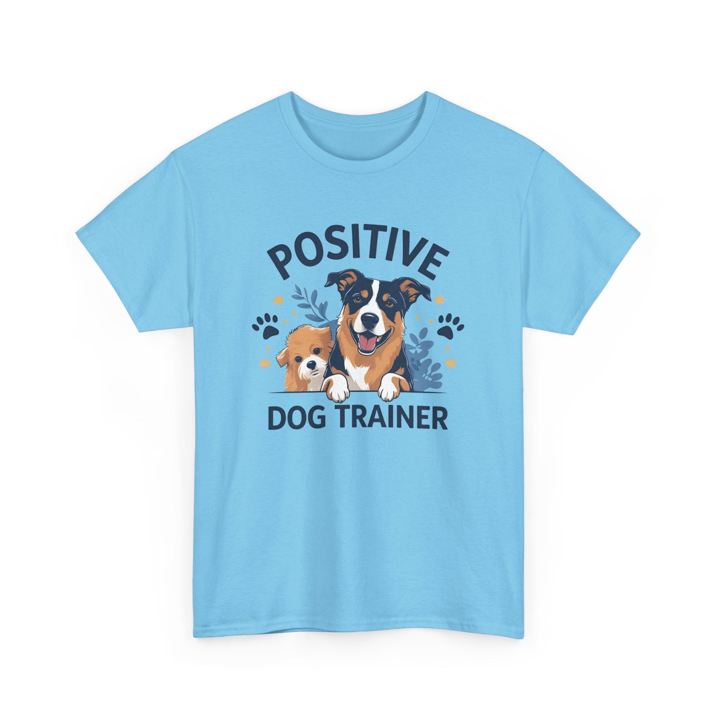 Positive Dog Trainer Tee, Dog Lover Gift, Unisex Cotton T-Shirt, Pet Training Apparel, Animal Care, Casual Dog Shirt