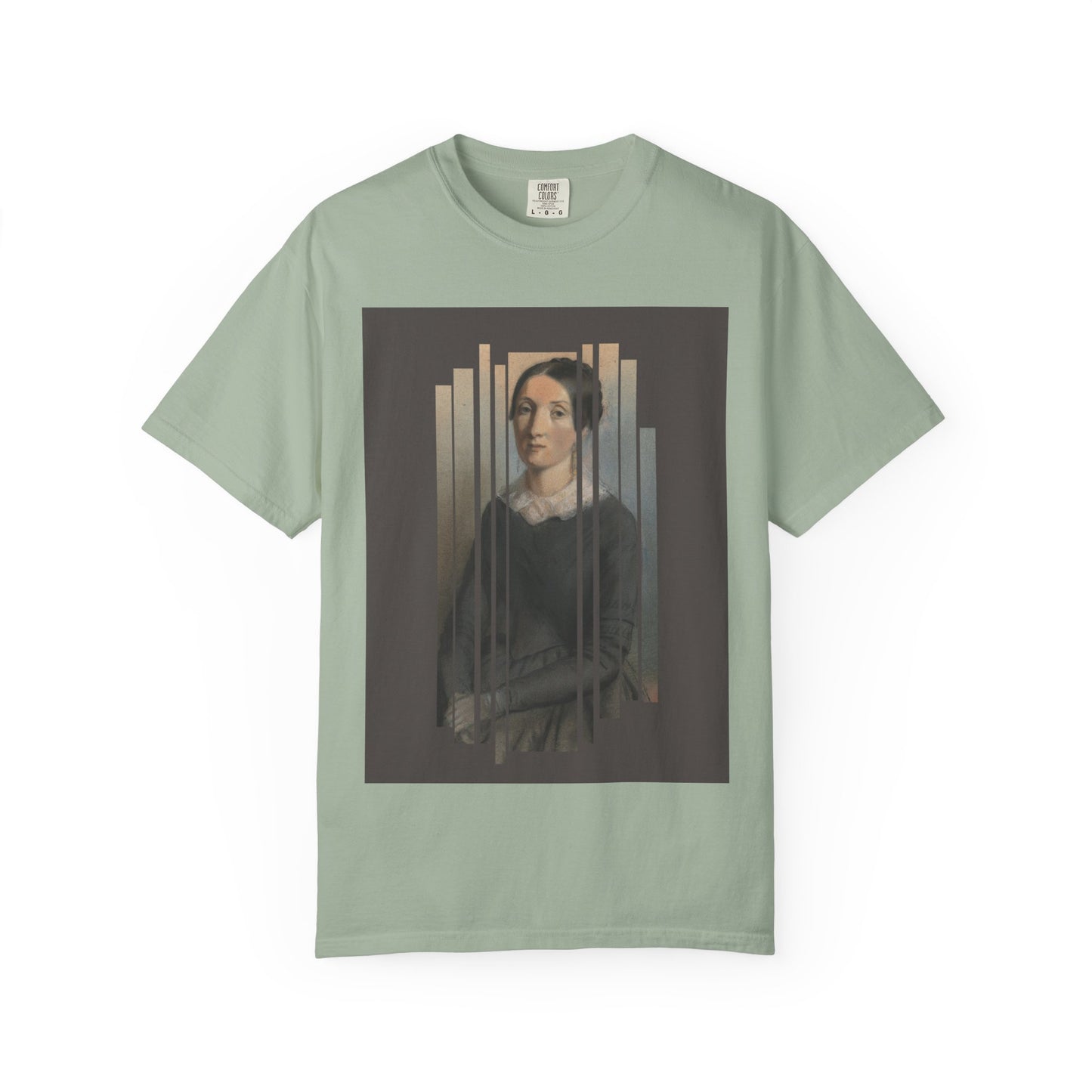 Vintage Aesthetic Art Tee, Unisex Garment-Dyed T-shirt with Artistic Design, Casual Wear, Gift for Art Lovers, Trendy Graphic Shirt