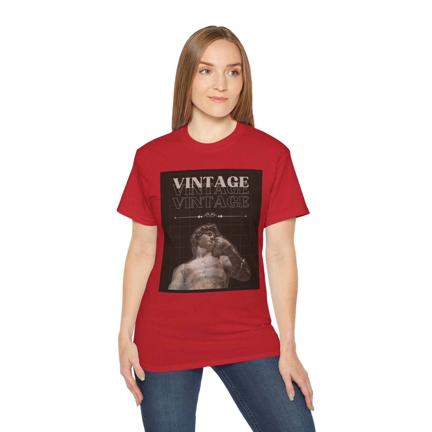 Vintage Ancient Roman Sculpture Art Unisex Tee, Retro Graphic T-Shirt, Casual Wear, Gift for Art Lovers, Unique Vintage Style Tee
