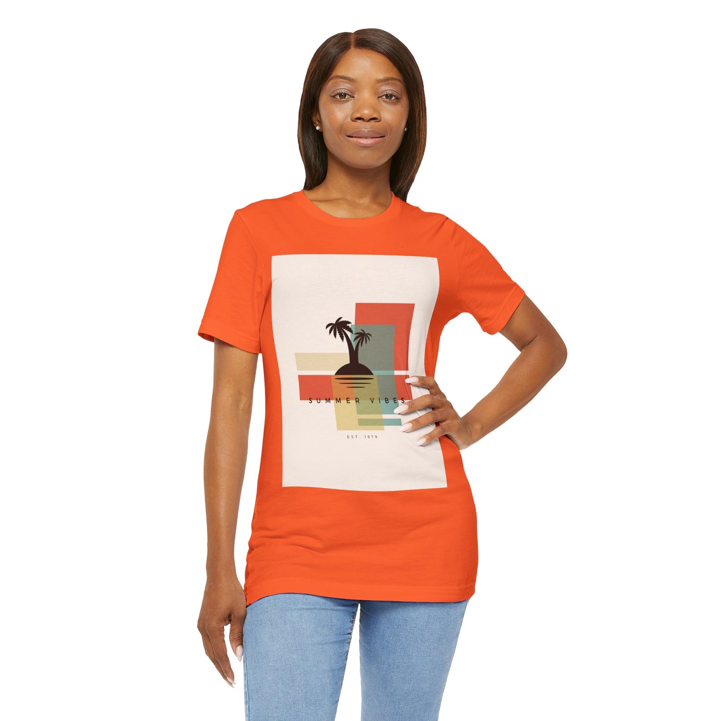 Tropical Sunset Tee, Summer Vibes Shirt, Vacation Outfit, Unisex Graphic Tee, Gift for Beach Lovers, Casual Wear
